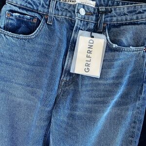 Revolve GRLFRND Blue Boot Cut Bella Jeans